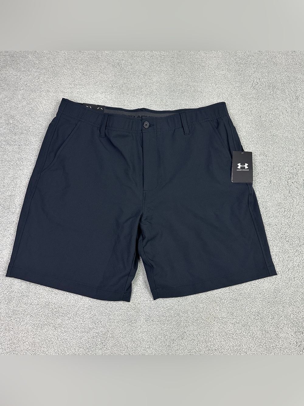 Under Armour UA Drive Shorts 8" Mens 38 Black Golf Lightweight New $70